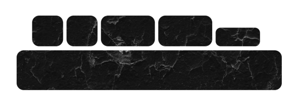 Frameguard Aufkleber Schwinge - Cracked Black - Sickstyle Graphics
