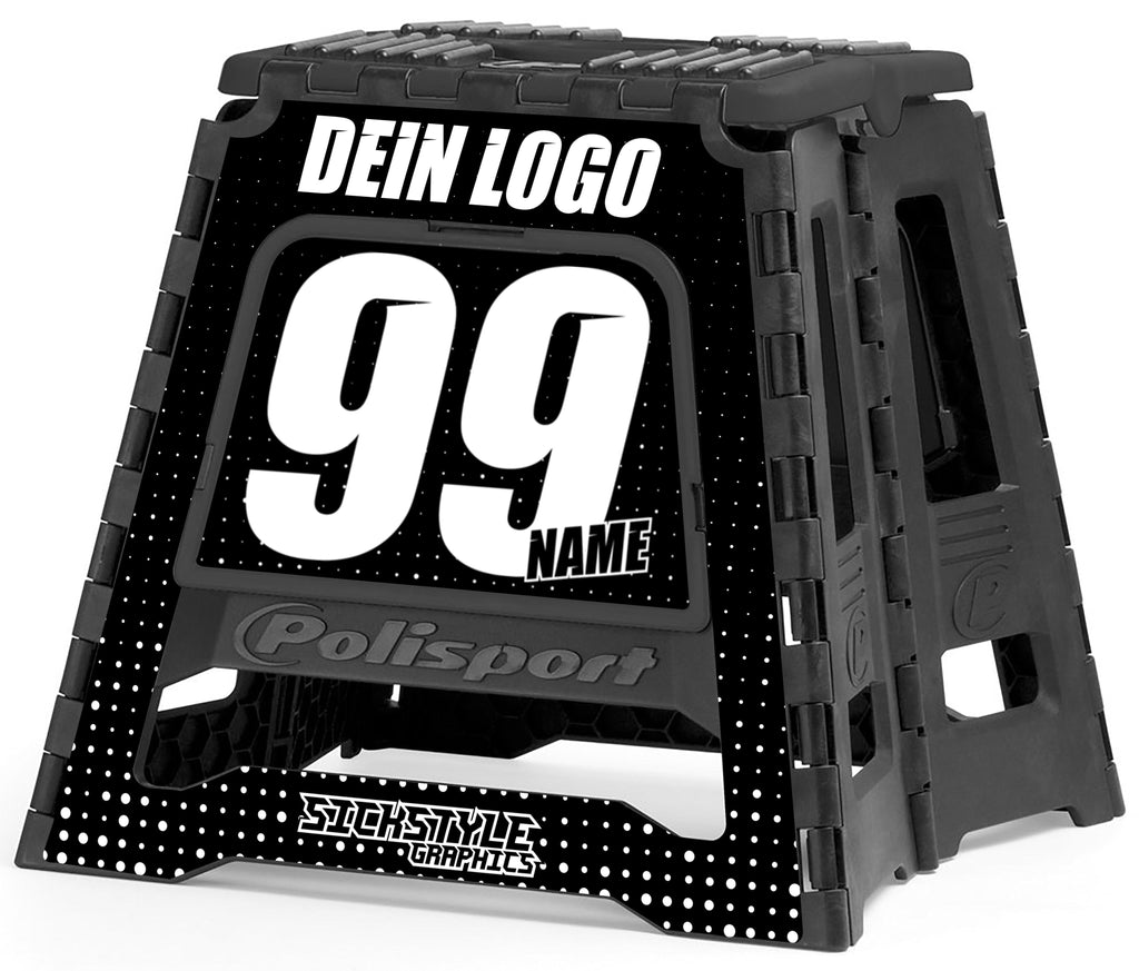 Polisport MX Ständer Dekor - Punkteverlauf - Sickstyle Graphics