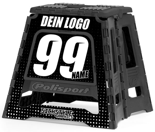 Polisport MX Ständer Dekor - Punkteverlauf - Sickstyle Graphics